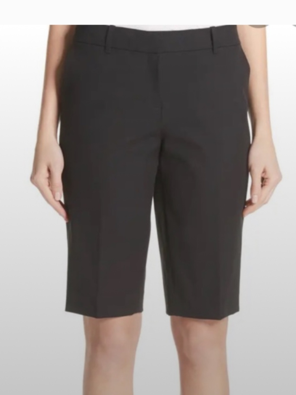 Lafayette‎ 148 Black Bermuda Shorts Sz 8
